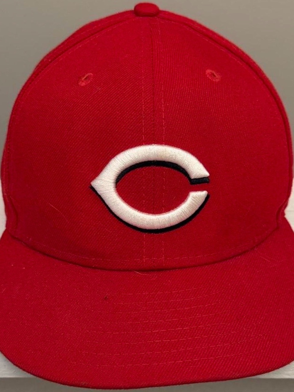 New Era Red Cincinnati Baseball Cap with White Logo